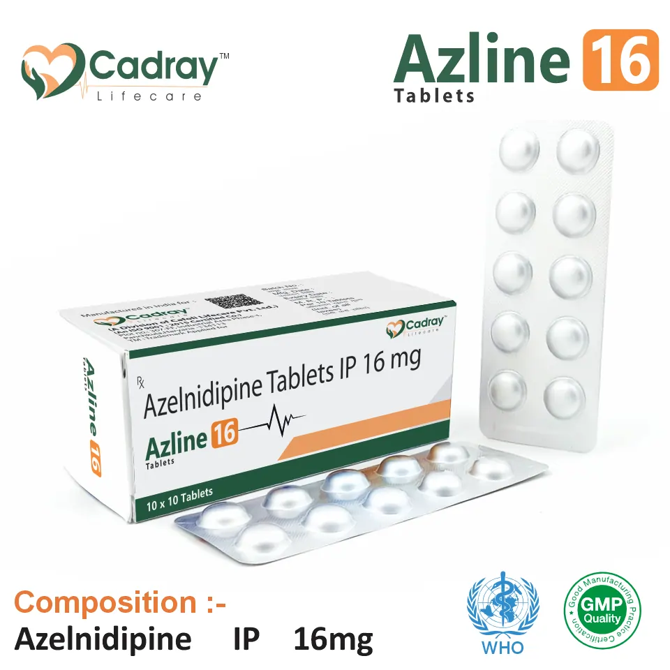 Azelnidipine 16mg Tablet | PCD Pharma Franchise in Antihypertensives